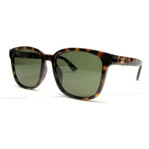 Gucci Men's Havana Green Square Sunglasses!